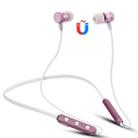 BT-890 Bluetooth 4.2 Hanging Neck Design Bluetooth Headset, Support Music Play & Switching & Volume Control & Answer(Rose Gold) - 1
