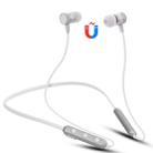 BT-890 Bluetooth 4.2 Hanging Neck Design Bluetooth Headset, Support Music Play & Switching & Volume Control & Answer(Silver) - 1
