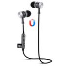 F3 Bluetooth 4.2 Hanging Neck Design Bluetooth Headset, Support Music Play & Switching & Volume Control & Answer(Black) - 1
