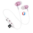 F15 Bluetooth 4.2 Hanging Neck Design Bluetooth Headset, Support Music Play & Switching & Volume Control & Answer(Rose Gold) - 1