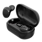 T8 TWS Intelligent Noise Cancelling IPX6 Waterproof Bluetooth Earphone with Magnetic Charging Box & Digital Display, Support Automatic Pairing & HD Call & Voice Assistant(Black) - 2