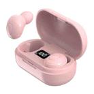 T8 TWS Intelligent Noise Cancelling IPX6 Waterproof Bluetooth Earphone with Magnetic Charging Box & Digital Display, Support Automatic Pairing & HD Call & Voice Assistant(Pink) - 1