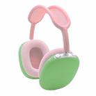 A Pair Full Coverage Anti-scratch Silicone Headphone Protective Case for AirPods Max(Green) - 1