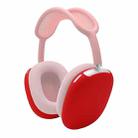 A Pair Full Coverage Anti-scratch Silicone Headphone Protective Case for AirPods Max(Red) - 1