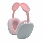 A Pair Full Coverage Anti-scratch Silicone Headphone Protective Case for AirPods Max(Silver Grey) - 1