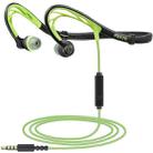 Mucro ML233 Foldable Wired Running Sports Headphones Night Neckband In-Ear Stereo Earphones, Cable Length: 1.2m(Green) - 1