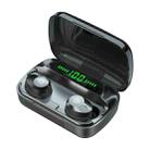 M5 Bluetooth 5.1 TWS Wireless Bluetooth Earphone with Charging Box, Support Touch & Siri & Call(Black) - 1