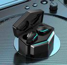Langsdom G30 5.0 TWS No Delay Gaming Music Wireless Bluetooth Earphone with Charging Box(Black) - 2