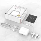 Langsdom GT4 5.0 TWS No Delay Gaming Music Wireless Bluetooth Earphone with Charging Box(White) - 3