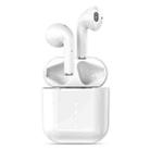 M2 Smart Noise Reduction Touch Bluetooth Earphone with Charging Box & Battery Indicator, Supports Automatic Pairing & Siri & Call (White) - 1