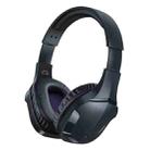 REMAX RB-750HB Wireless Gaming Bluetooth V5.0 Headphone (Navy Blue) - 1