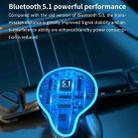 C10 Bluetooth 5.1 TWS Digital Display Wireless Bluetooth Earphone with Charging Box, Support Touch & Siri & Battery Display(Tarnish) - 12