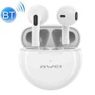 awei T17 Bluetooth V5.0 Ture Wireless Sports TWS Headset with Charging Case(White) - 1