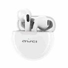 awei T17 Bluetooth V5.0 Ture Wireless Sports TWS Headset with Charging Case(White) - 2
