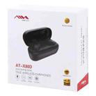 AIN AT-X80D TWS Full Frequency Moving Iron HIFI In-ear Bluetooth Earphone with Charging Box, Support Wireless Charging & Voice Assistant(Black) - 3