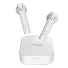 AIN AT-X80W TWS Semi-in-ear Bluetooth Earphone with Charging Box, Support Master-slave Switching & HD Call & Voice Assistant(White) - 1
