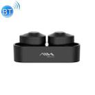AIN MK-X50C TWS Intelligent Noise Reduction In-ear Bluetooth Earphone with Charging Box & USB Charging Cable, Supports HD Calls & & Voice Assistant & Memory Pairing(Black) - 1