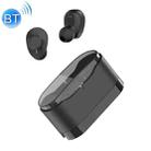 AIN MK-X50S TWS In-ear Bluetooth Earphone with Charging Box & USB Charging Cable & Battery Digital Display, Supports Calls & & Voice Assistant & Memory Pairing(Black) - 1