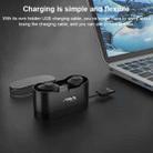 AIN MK-X50S TWS In-ear Bluetooth Earphone with Charging Box & USB Charging Cable & Battery Digital Display, Supports Calls & & Voice Assistant & Memory Pairing(Black) - 5