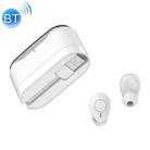 AIN MK-X50S TWS In-ear Bluetooth Earphone with Charging Box & USB Charging Cable & Battery Digital Display, Supports Calls & & Voice Assistant & Memory Pairing (White) - 1