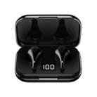 Lenovo LP3 Bluetooth 5.0 TWS Wireless Earphone with Charging Box & LED Display(Black) - 1