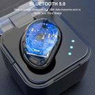 M-B8 Bluetooth 5.0 Mini Invisible In-ear Stereo Wireless Bluetooth Earphone with Charging Box (Black) - 3