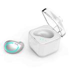 M-B8 Bluetooth 5.0 Mini Invisible In-ear Stereo Wireless Bluetooth Earphone with Charging Box (Silver) - 1