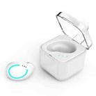 M-B8 Bluetooth 5.0 Mini Invisible In-ear Stereo Wireless Bluetooth Earphone with Charging Box (White) - 1