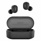 Original Xiaomi Youpin QCY T1S TWS Bluetooth V5.0 Wireless In-Ear Earphones with Charging Box(Black) - 1