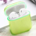 For AirPods 1 / 2 PC Wireless Earphone Protective Case Cover(Green) - 1