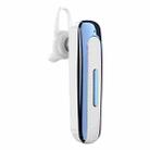 E1 Smart Noise Reduction Unilateral Ear-mounted Bluetooth Earphone (White Blue) - 1