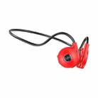M-1 Back-mounted Touch Noise Reduction Bone Conduction Bluetooth Earphone with Detachable Microphone (Red) - 1