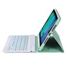 C06B Ultra-thin Candy Colors Bluetooth Keyboard Tablet Case for iPad mini 6, with Stand & Pen Slot (Green) - 4