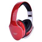 SN-P18 Foldable Bluetooth 4.0 Wireless Headset with Mic, Support TF Card (Red) - 1