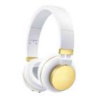 WK M10 Foldable Wireless Bluetooth Headset(White) - 1