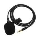 ZS0154 Recording Clip-on Collar Tie Mobile Phone Lavalier Microphone, Cable length: 2.5m (Black) - 4