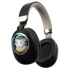 B4 RGB Cartoon Stereo Headset Wireless Bluetooth Headphones (Black) - 1