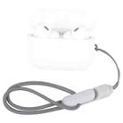 For Apple AirPods Pro 2 Wireless Bluetooth Earphone Anti-Lost Rope Phone Case Lanyard(Grey) - 1