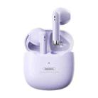 REMAX TWS-19 Semi In-ear Dual Host Wireless Bluetooth Earphones (Purple) - 1