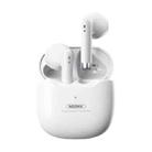 REMAX TWS-19 Semi In-ear Dual Host Wireless Bluetooth Earphones (White) - 1