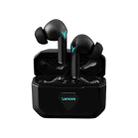 Lenovo LivePods GM6 Wireless Bluetooth 5.0 TWS Gaming Earphones with Charging Box (Black) - 1