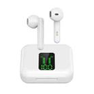 L12 Bluetooth 5.0 TWS Touch Digital Display Wireless Bluetooth Earphone with Charging Box(White) - 1