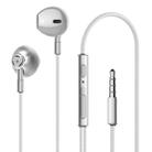 Original Lenovo HF140 High Sound Quality Noise Cancelling In-Ear Wired Control Earphone(White) - 1