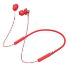Original Lenovo HE05 Neck-Mounted Magnetic In-Ear Bluetooth Headset(Red) - 1