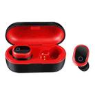 DT-6 IPX Waterproof Bluetooth 5.0 Wireless Bluetooth Earphone with 400mAh Magnetic Charging Box, Support Call(Red) - 1