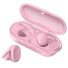 DT-7 IPX Waterproof Bluetooth 5.0 Wireless Bluetooth Earphone with 300mAh Magnetic Charging Box, Support Call(Pink) - 1