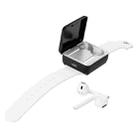 U5 TWS Watch Style Wireless Sports Bluetooth  Earphone with Charging Box, Support Touch & TF Card & Call (White) - 1