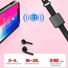 U5 TWS Watch Style Wireless Sports Bluetooth  Earphone with Charging Box, Support Touch & TF Card & Call (White) - 5
