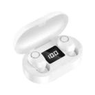 DT-13 Wireless Two Ear Bluetooth Headset Supports Touch & Smart Magnetic Charging(White) - 1