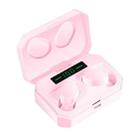 DT-14 Wireless Two Ear Bluetooth Headset Supports Touch & Smart Magnetic Charging & Power On Automatic Pairing(Pink) - 1